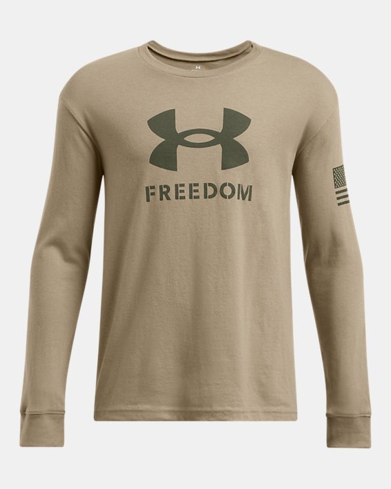 Boys' UA Freedom Logo Long Sleeve | Under Armour Boys' UA Freedom Logo Long Sleeve | Under Armour